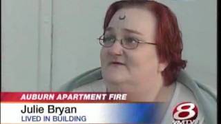 Fire Damages Auburn Apartment Building