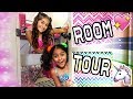 Room Tour - Mercedes & Evangeline Pink Rainbow Bedroom : VLOG IT // GEM Sisters