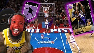 HE HAS OPAL SHAQ AT POINT GUARD! HE'S CHEATING!!! NBA 2K19