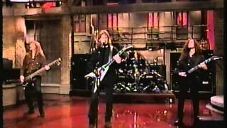 Megadeth -  Live (David Letterman) 1994, April 08 -  HiFi chords