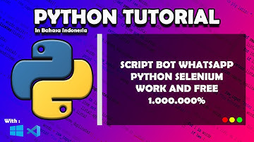 BOT Whatsapp Using Python Selenium Work!!!