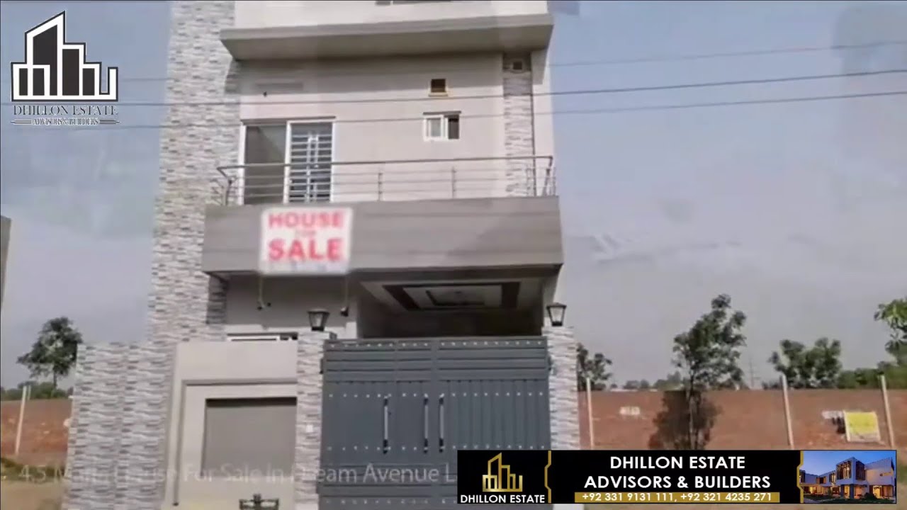4.5 marla house for sale in Dream Avenue Lahore. YouTube