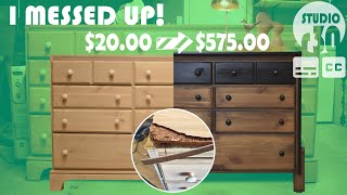 Flipping furniture on Facebook marketplace! | Dresser | #furnituremakeover | #asmr