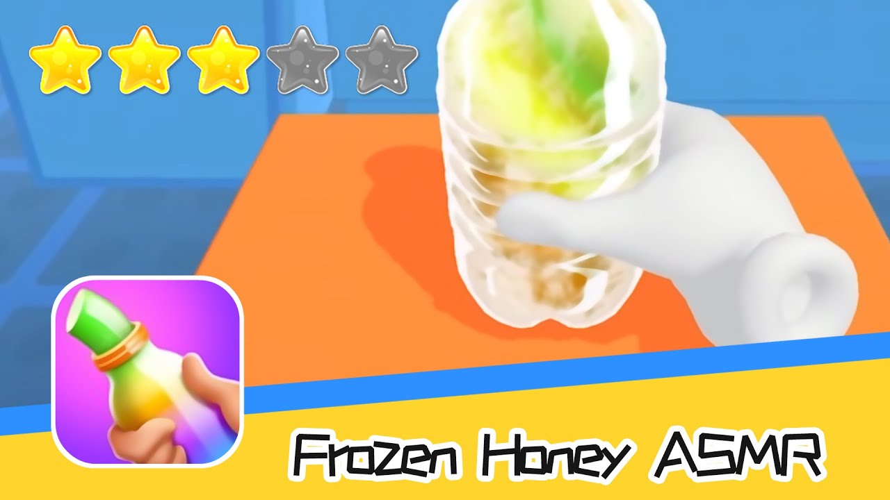 Frozen Honey ASMR Walkthrough Satisfying perfect jelly paste Recommend index three stars - YouTube