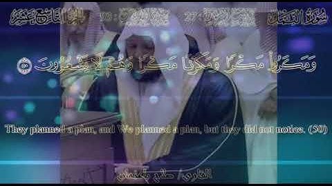 مقطع من سورة النمل 💜 | القارئ صلاح باعثمان ✨
