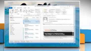How to import .pst file data in Microsoft® Outlook 2013 on a Windows® 8.1 PC
