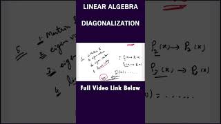 MA25C02 | Eigen Values and Eigen Vectors in Linear Algebra | Diagonalization in Linear Algebra Tamil