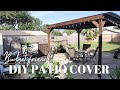 DIY Patio cover | Under $400 in materials | Budget friendly backyard patio cover
