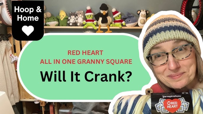 Red Heart All In One Granny Square Yarn - an HONEST Review 