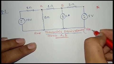 Thevenin Theorem Example 01 || Thevenin equivalent circuit ||