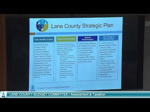 Lane County Budget Committee Meeting: May 9, 2024