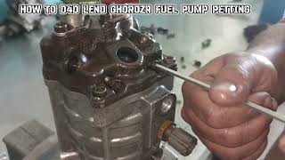 HOW TO TOYOTA D4D LEND GROCER FUEL PUMP FATING