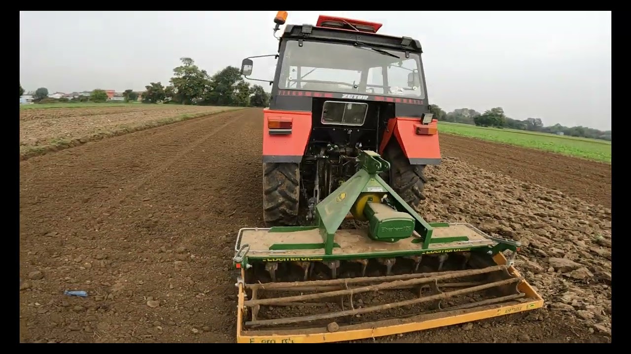 Priprema za sjetvu pšenice-Zetor 3320 i Eberhardt Kreiselegge 203