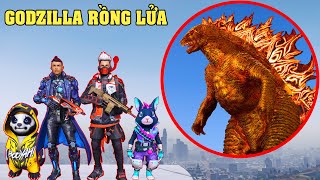 GTA 5 GODZILLA Lửa Phun Lửa Thiêu Trụi Tất Cả Mọi Thứ Và Hành Trình Chạy Trốn Cảnh Sát Của CHRONO !