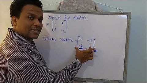 Inverse matrix part 1