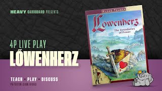 Löwenherz - 4p Teaching, Play-through, & Roundtable by Heavy Cardboard
