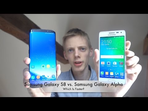 Samsung Galaxy S8 vs. Samsung Galaxy Alpha - Which Is Faster?
