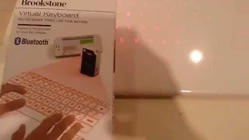 Brookstone Virtual Keyboard Demo