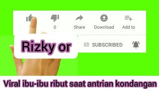 VIRAL ibu-ibu ribut saat antrian kondangan