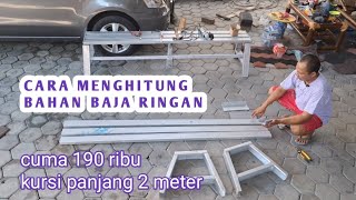 Just 2 light steel rods can make a chair