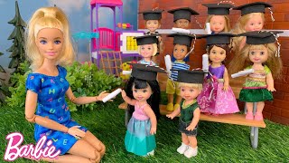 Barbie Doll Preschool Class Graduation  Barbie is the Teacher
