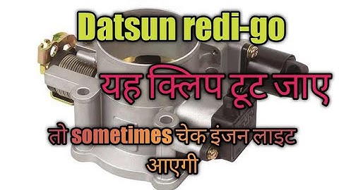 Datsun redi Go sometime malfunction light on in cluster meter