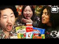 Offlinetv trying holiday snacks so you dont have to  peter park reacts