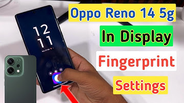 Oppo reno 14 5g Me Fingerprint kaise lagye | How to setup under fingerprint lock in oppo reno 14 5g