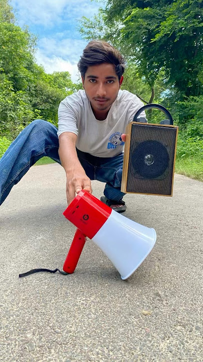Megaphone and mini bluetooth speaker unboxing 🔥