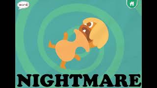 Endless Alphabet: Nightmare (2nd Popular Video)