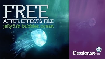 ⬇️ Jellyfish Field: After Effects Free Project DOWNLOAD