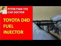 How to disassemble Toyota D4D diesel fuel injector. Clean and Inspection