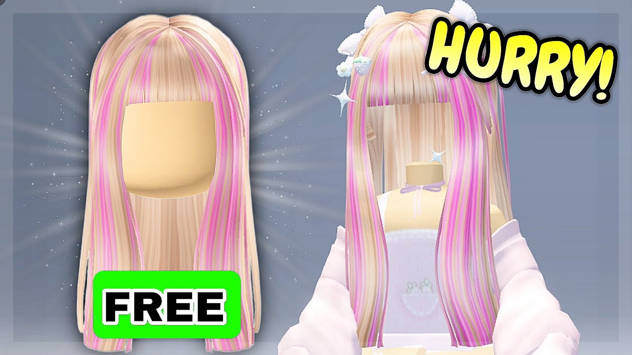 HURRY! FREE HAIR ON ROBLOX! (pink & blonde) -  in 2023