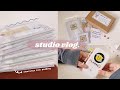 studio vlog 07: packing orders from a clearance sale, making journaling kits, new Phomemo printer