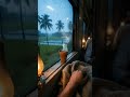 “Kerala Village Train Ride in the Rain 🌧️ | Cinematic Monsoon ASMR 9:16 Short”