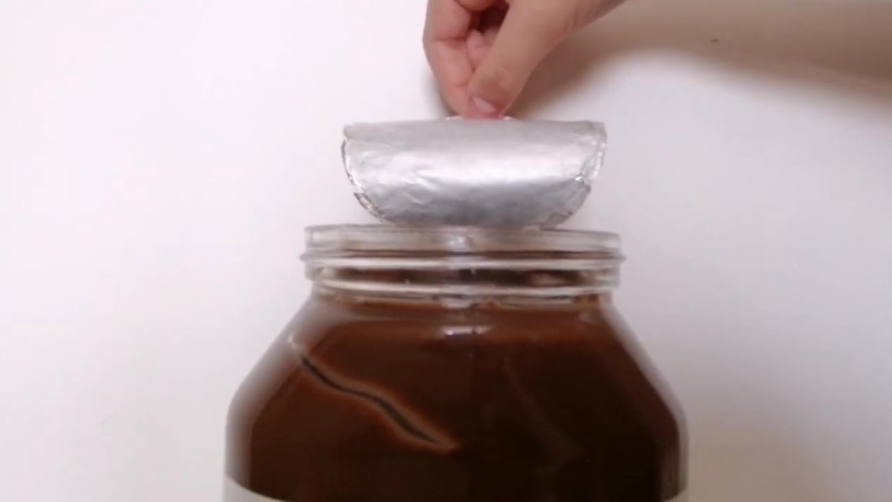 Perfect retiring Nutella opercule ever