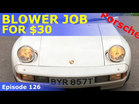 Porsche 928 Episode 126 – Blower Alternative FIX