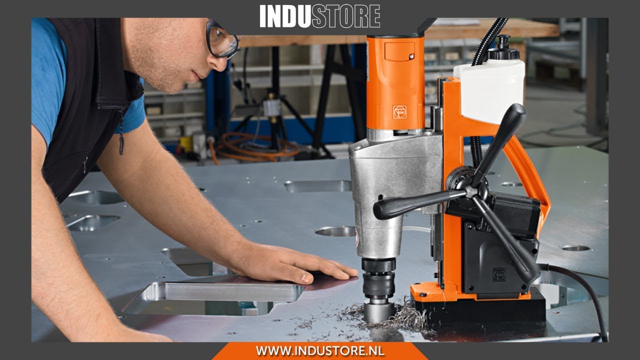 Industore: Kernboormachine FEIN KBM 50 Auto - Volautomatische magneet-boormachine