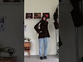sneak peek of my newest video! (winter fits)💚🤎 #winterfashion #pinterestaesthetic #outfitideas #ootd