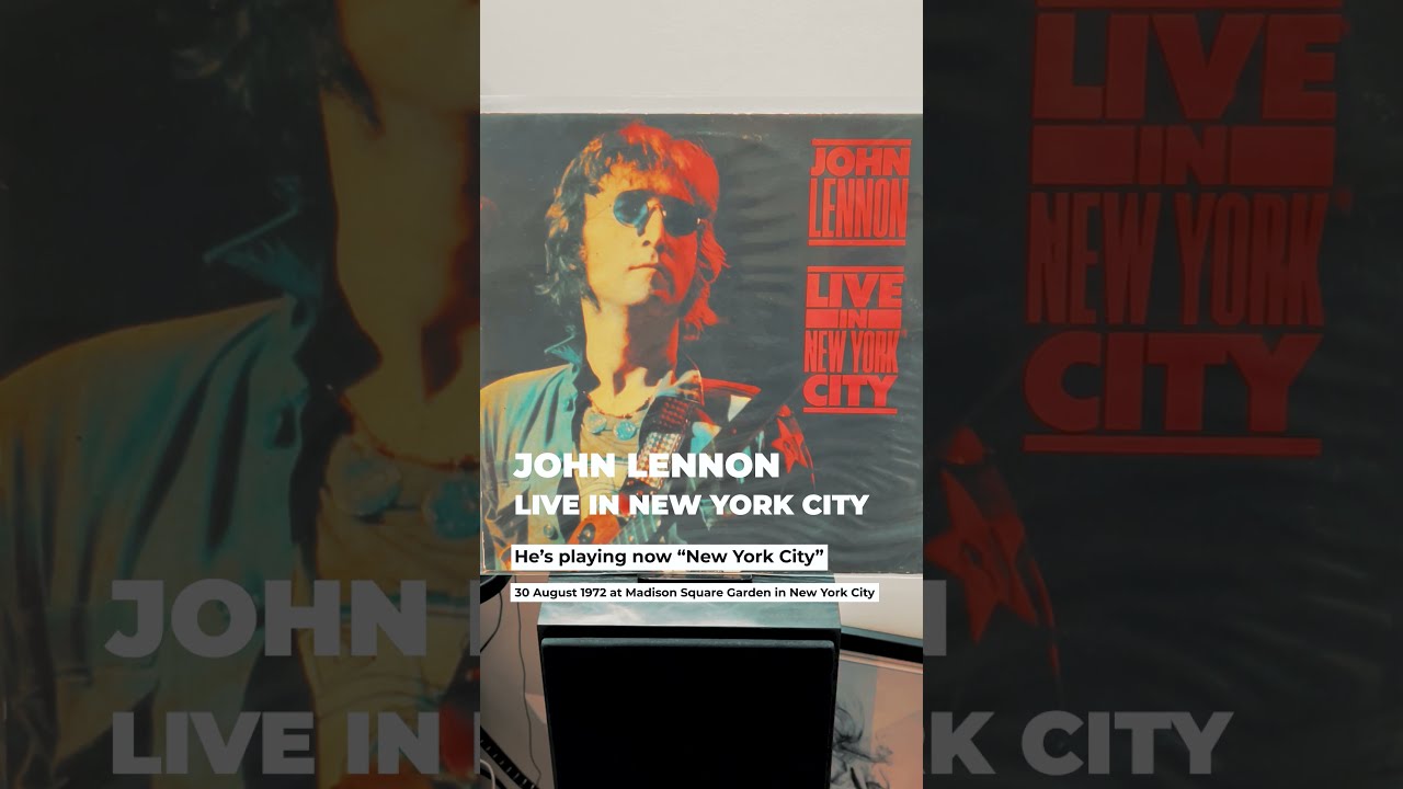 John Lennon's RARE Live Performance in New York City #shorts