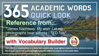 365 Academic Words Quick Look Ref from 