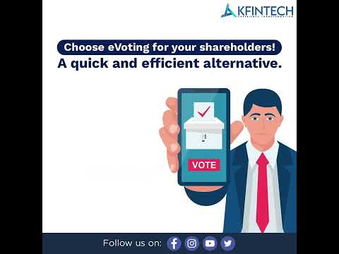 eVoting by KFintech - A quick and efficient alternative