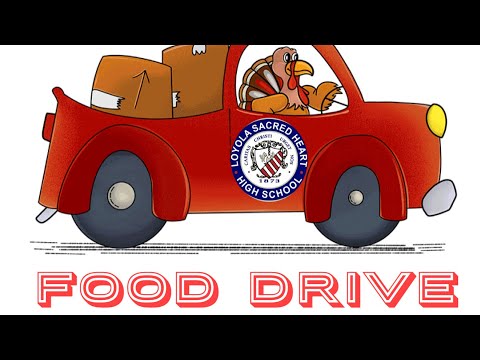 Loyola Sacred Heart High School Food Drive