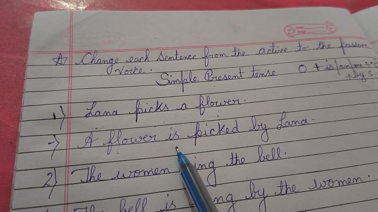 Active into passive voice