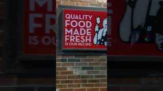 Wendys Threatening Sign