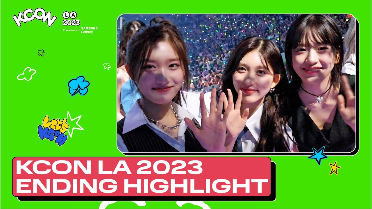 💙KCON LA 2023 ENDING HIGHLIGHT - YouTube