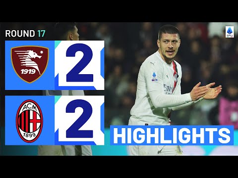 SALERNITANA-MILAN 2-2 | HIGHLIGHTS | Late Jovic goal saves a point for Milan | Serie A 2023/24