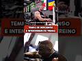 Aumente a intensidade do seu treino controlando o tempo de descanso #descanso #treino #intensidade