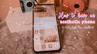 How to have an aesthetic phone 🥀🦋 (iOS14 style on Android📲) | Huawei nova 7i screenshot 2