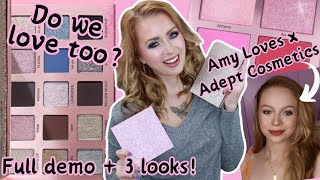 ADEPT COSMETICS x AMY LOVES COLLECTION REVIEW + 3 LOOKS screenshot 5